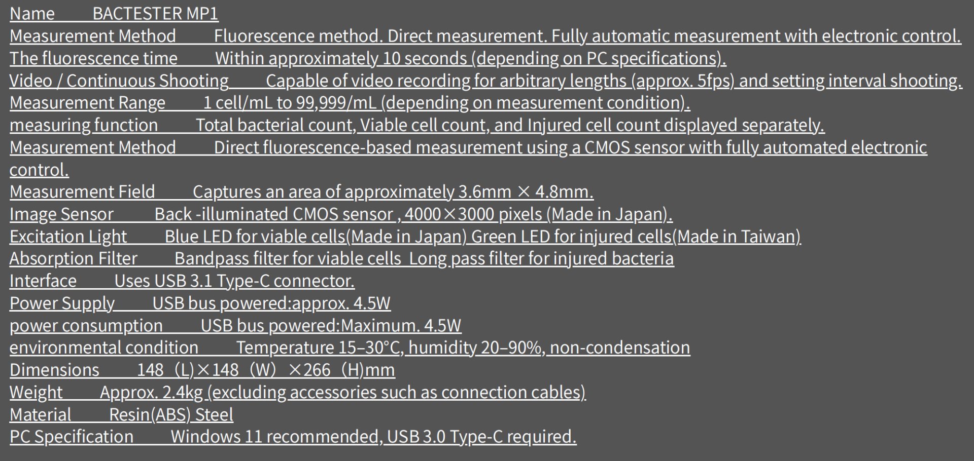 bactester specification vn